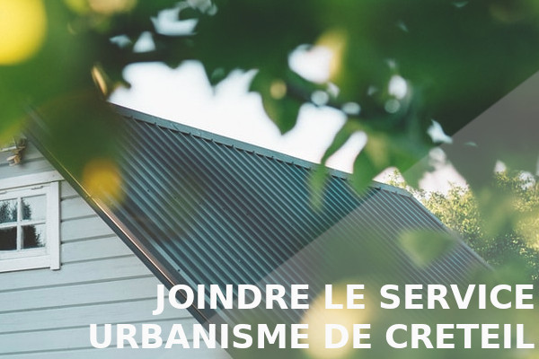 joindre service urbanisme créteil